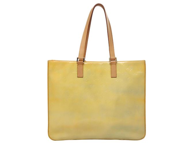 LOUIS VUITTON Borsa Tote Columbus Monogram Vernis Grigio M91028 LV Auth BD1891 - vista 13