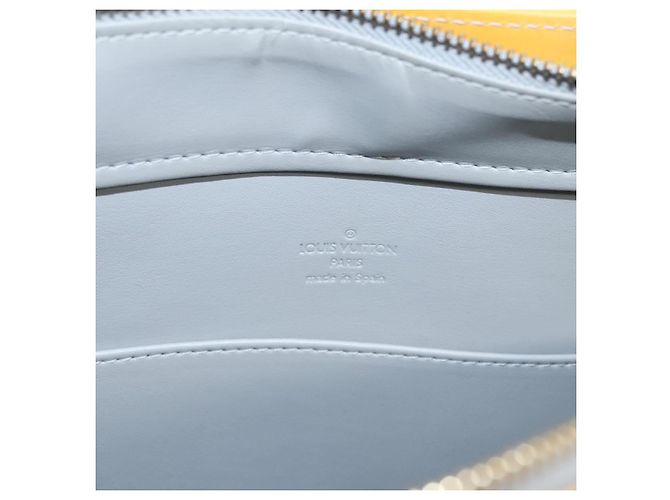 LOUIS VUITTON Borsa Tote Columbus Monogram Vernis Grigio M91028 LV Auth BD1891 - vista 17