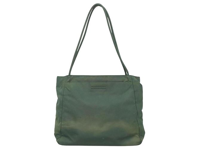 PRADA Borsa Tote Nylon Khaki Auth bs23905 Cachi - vista 13