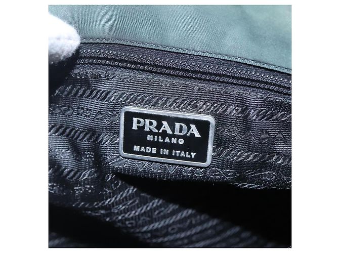 PRADA Borsa Tote Nylon Khaki Auth bs23905 Cachi - vista 18
