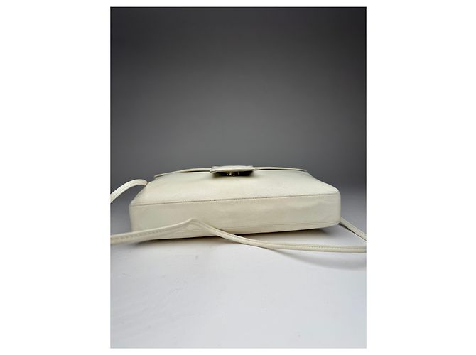 Vintage Givenchy 4G Leder Tasche Weiß - Ansicht 10