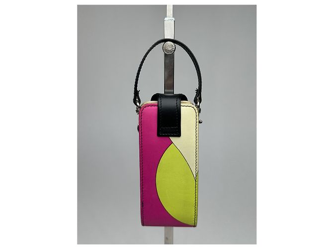 Vintage Emilio Pucci Leder Tasche mehrfarbig Mehrfarben - Ansicht 5