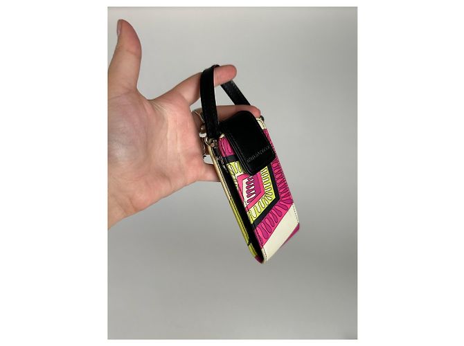 Vintage Emilio Pucci Leder Tasche mehrfarbig Mehrfarben - Ansicht 8
