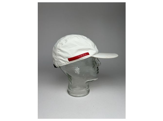 Gorra SnapBack Vintage Prada Sport Blanca Blanco - vista 11