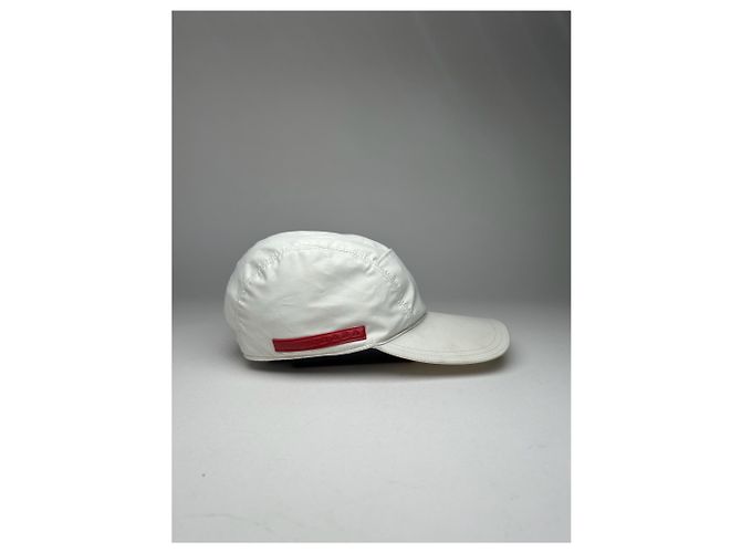 Gorra SnapBack Vintage Prada Sport Blanca Blanco - vista 14