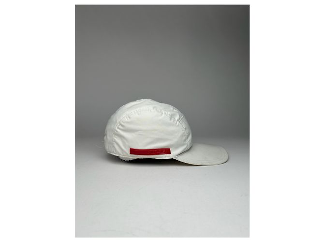 Gorra SnapBack Vintage Prada Sport Blanca Blanco - vista 7