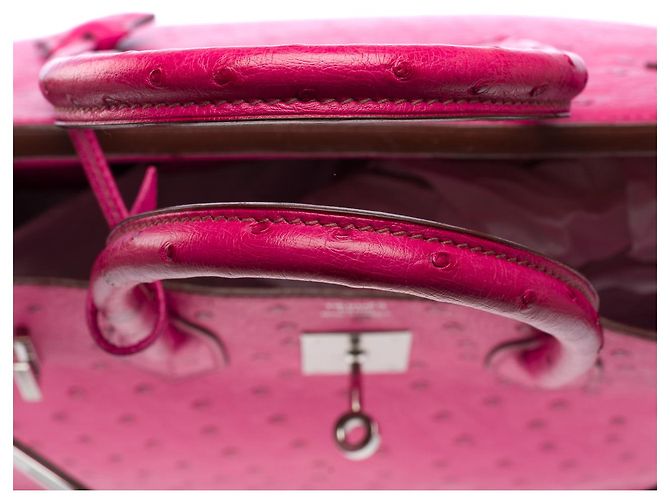 Hermès HERMES Birkin 30 Bag in Exotic Leather Pink - 102597 - view 10