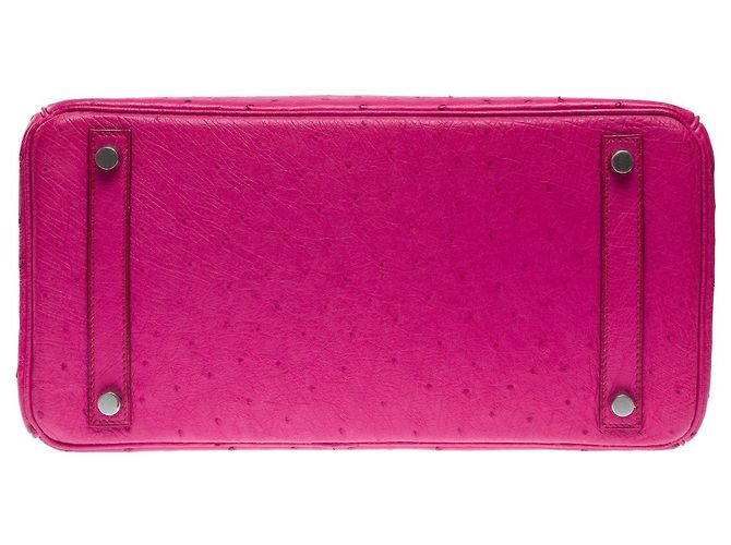 Hermès HERMES Birkin 30 Bag in Exotic Leather Pink - 102597 - view 11