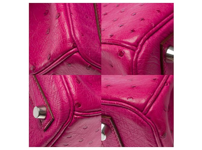 Hermès HERMES Birkin 30 Bag in Exotic Leather Pink - 102597 - view 12