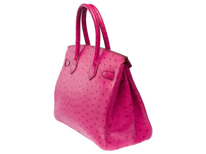 Hermès HERMES Birkin 30 Bag in Exotic Leather Pink - 102597 - view 6