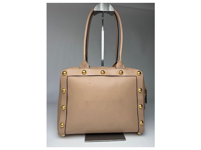 Vintage Marni Leder Tasche Beige - Ansicht 13