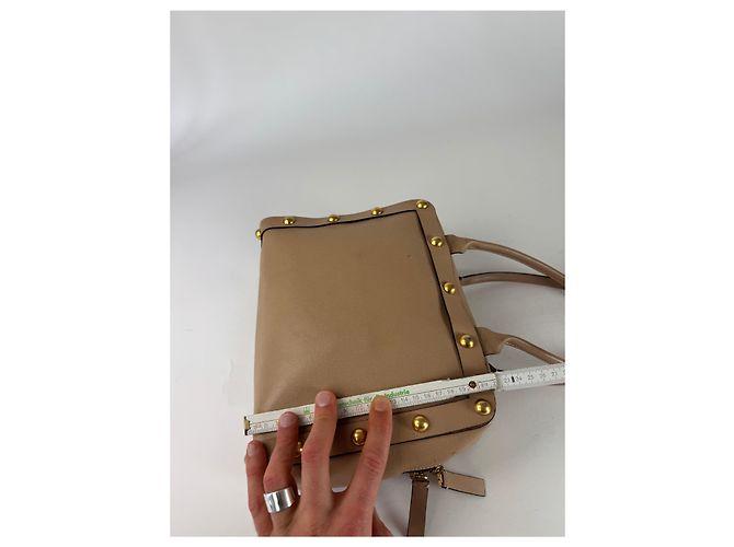 Vintage Marni Leder Tasche Beige - Ansicht 5