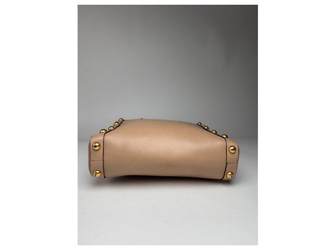 Vintage Marni Leder Tasche Beige - Ansicht 7