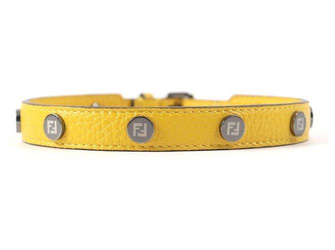 Fendi Lederlogo-Gürtel mit Zucca-Muster - Ansicht 5
