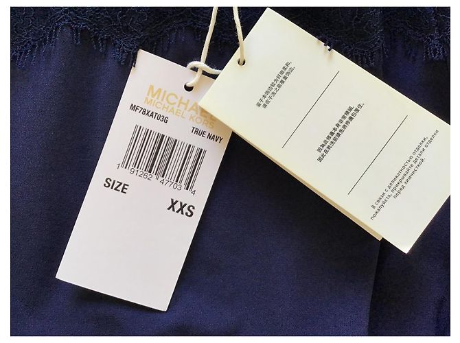 Abito blu Michael Kors - vista 3
