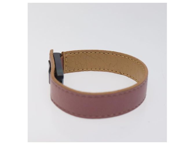 Bracciale in pelle viola CC Auth bs23239 CHANEL Porpora - vista 4