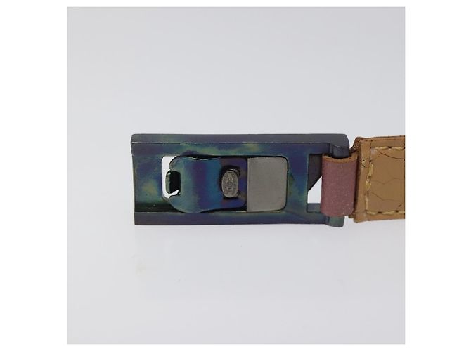 Bracciale in pelle viola CC Auth bs23239 CHANEL Porpora - vista 7