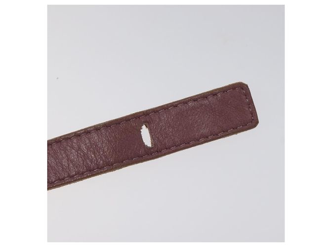 Bracciale in pelle viola CC Auth bs23239 CHANEL Porpora - vista 8