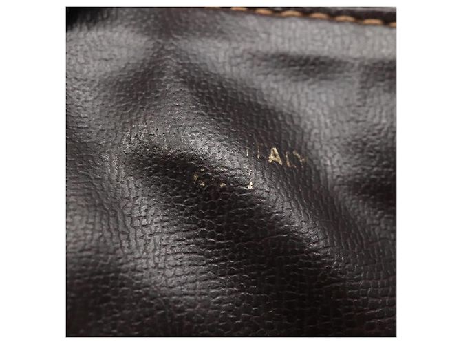 Céline Borsa a spalla in tela Macadam beige Auth BA971 - vista 12