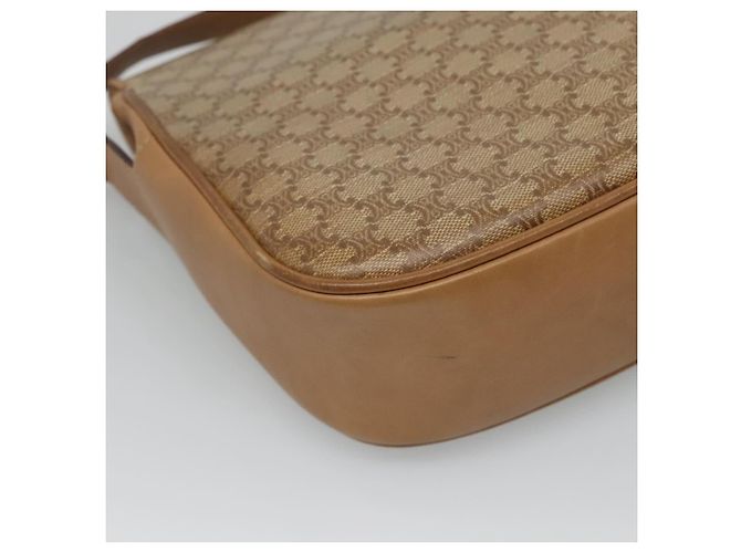 Céline Borsa a spalla in tela Macadam beige Auth BA971 - vista 16
