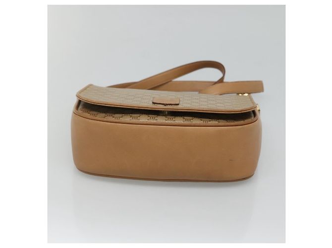 Céline Borsa a spalla in tela Macadam beige Auth BA971 - vista 5