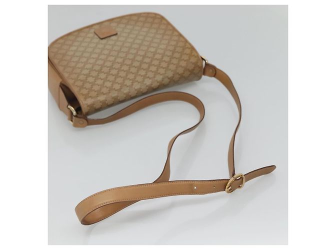 Céline Borsa a spalla in tela Macadam beige Auth BA971 - vista 7