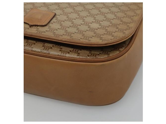 Céline Borsa a spalla in tela Macadam beige Auth BA971 - vista 9