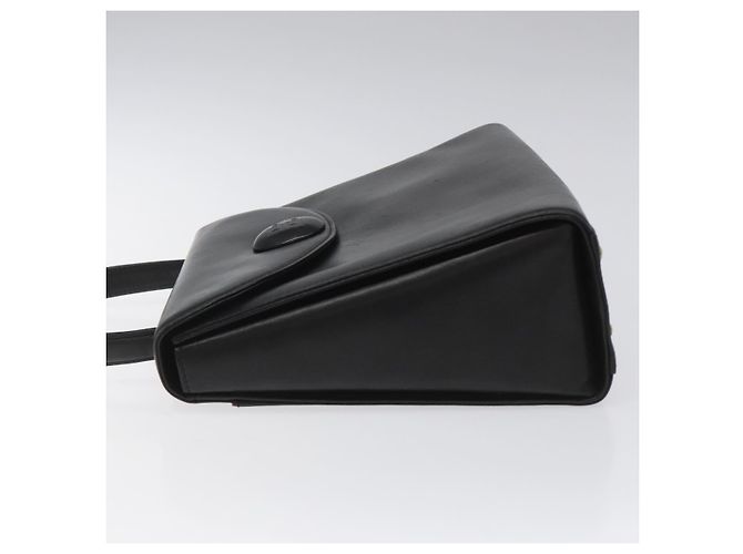 Borsa a mano in pelle nera GIVENCHY Auth hk2395 Nero - vista 4