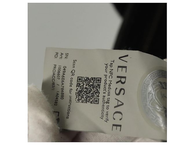 FENDI VERSACE Collaboration Fenderche Tote Bag aus Canvas 2way Schwarz Auth bs23664 - Ansicht 11