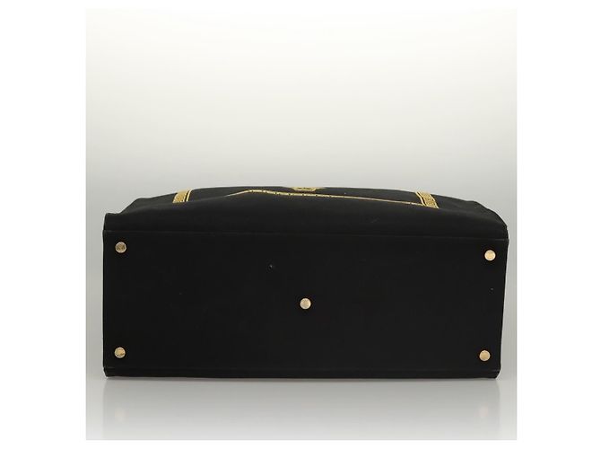 FENDI VERSACE Collaboration Fenderche Tote Bag aus Canvas 2way Schwarz Auth bs23664 - Ansicht 5