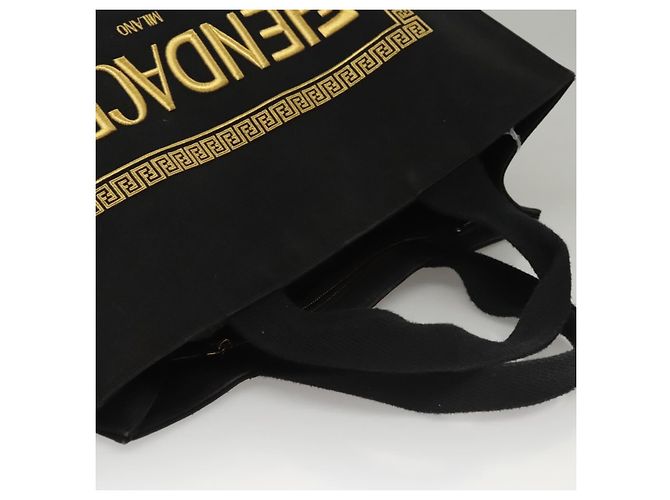 FENDI VERSACE Collaboration Fenderche Tote Bag aus Canvas 2way Schwarz Auth bs23664 - Ansicht 6