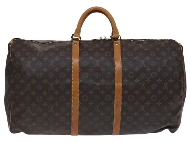 LOUIS VUITTON Monogram Keepall 60 Bolsa Boston M41422 LV Auth ep7997 Monograma - vista 2