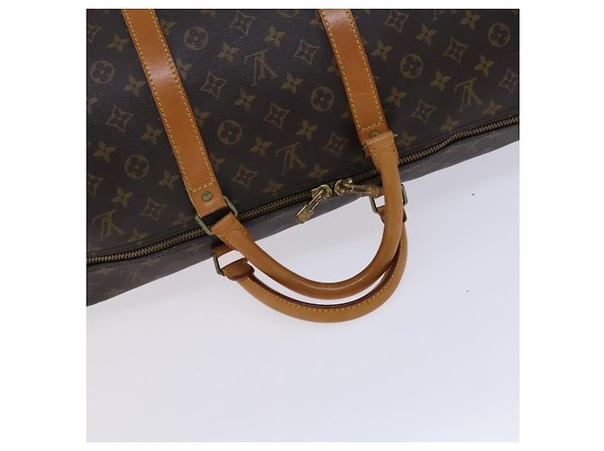 LOUIS VUITTON Monogram Keepall 60 Bolsa Boston M41422 LV Auth ep7997 Monograma - vista 7