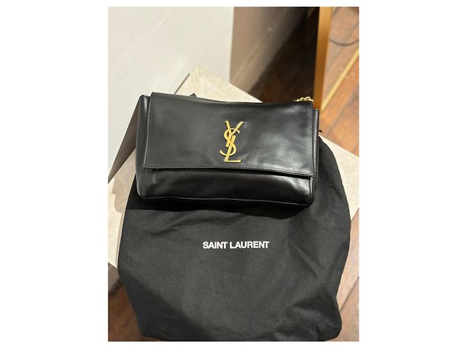 SAINT LAURENT Borse T. Pelle Nero - vista 11