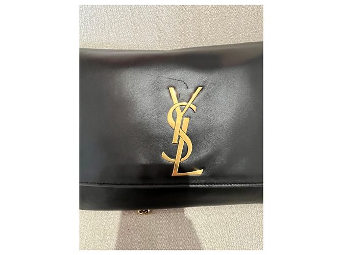 SAINT LAURENT Borse T. Pelle Nero - vista 12