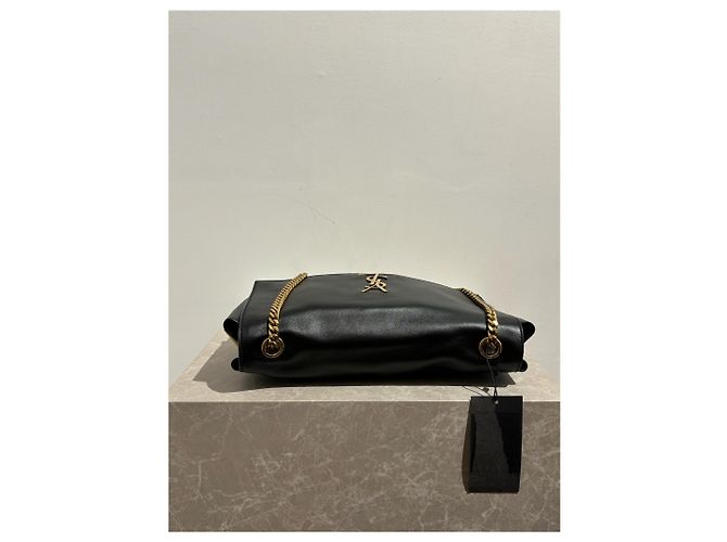 SAINT LAURENT Borse T. Pelle Nero - vista 5