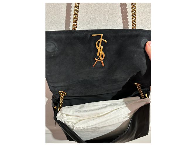 SAINT LAURENT Borse T. Pelle Nero - vista 6