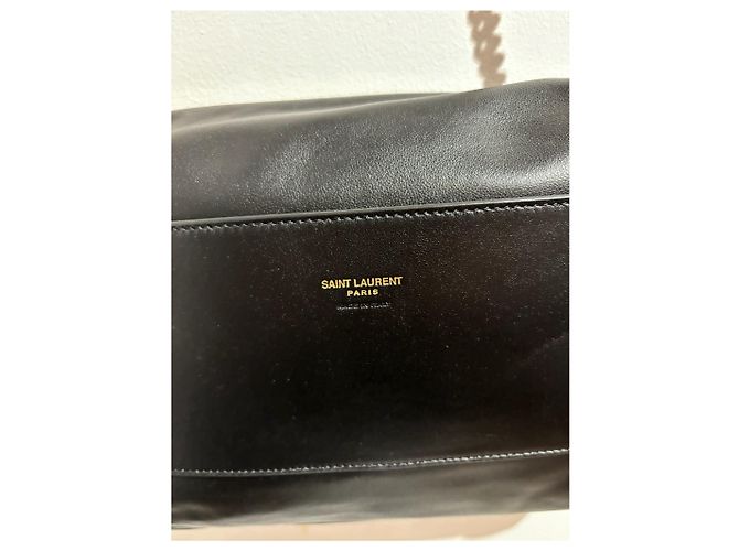 SAINT LAURENT Borse T. Pelle Nero - vista 7