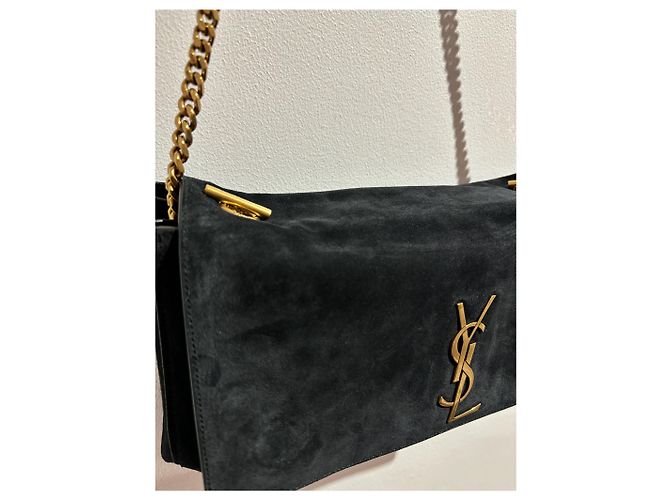 SAINT LAURENT Borse T. Pelle Nero - vista 8