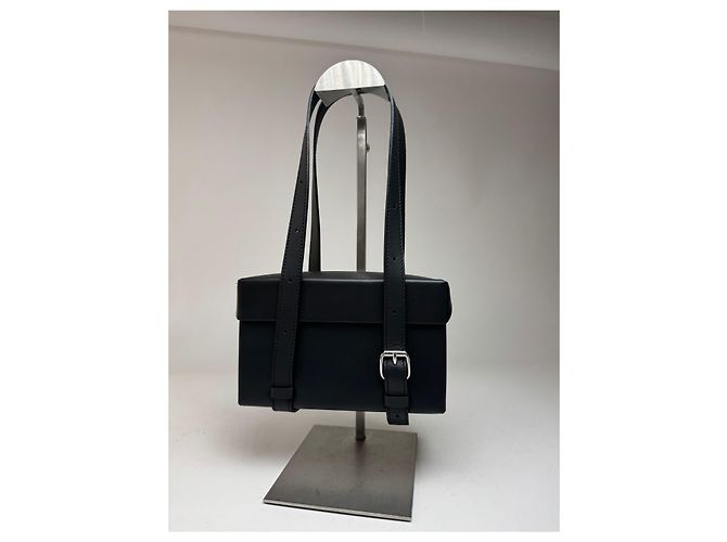 Maison Martin Margiela Borsa in pelle nera Maison Margiela Nero - vista 11
