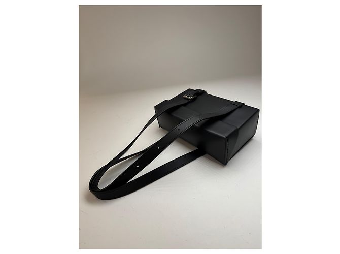 Maison Martin Margiela Borsa in pelle nera Maison Margiela Nero - vista 4