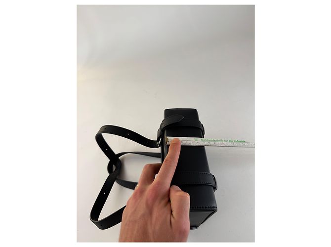 Maison Martin Margiela Borsa in pelle nera Maison Margiela Nero - vista 5