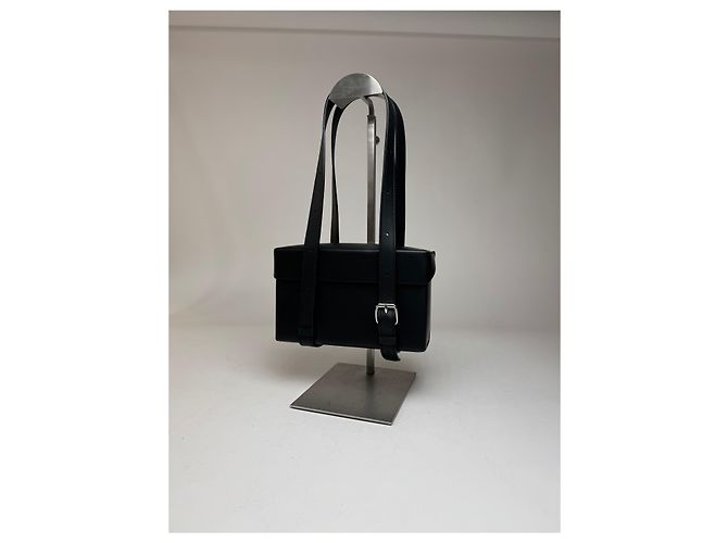 Maison Martin Margiela Borsa in pelle nera Maison Margiela Nero - vista 8