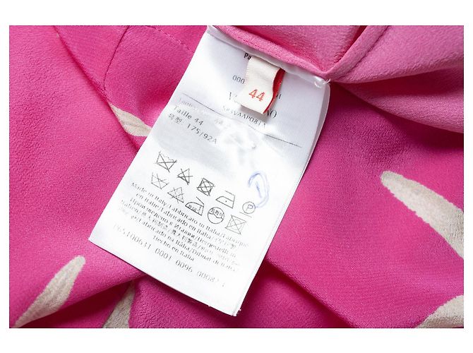 Valentino Garavani, minivestido de seda con estampado de estrella de mar Rosa - vista 7