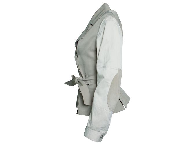 Dries van Noten, Blazer-Trenchcoat mit Gürtel - Ansicht 2