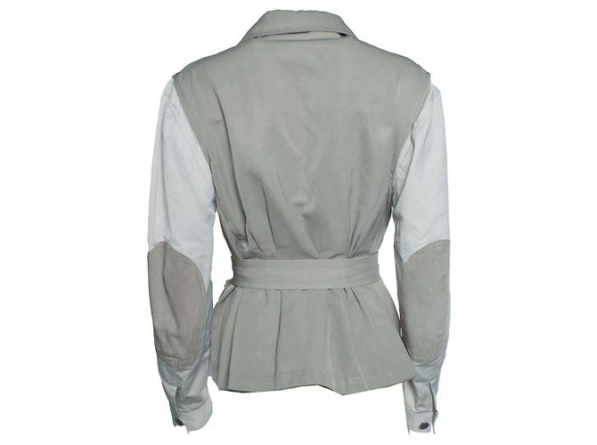 Dries van Noten, Blazer-Trenchcoat mit Gürtel - Ansicht 3