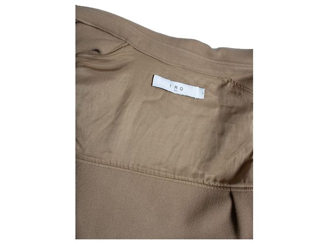 IRO, Ideta long wool coat in camel Brown - view 5