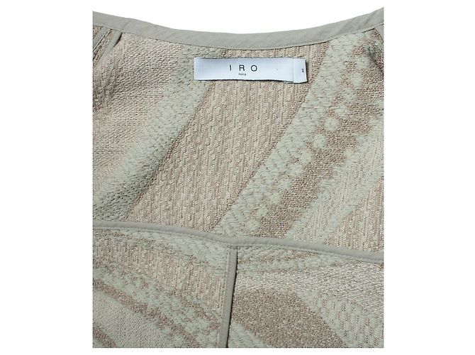 IRO, gewebte Nilran-Jacke mit Gürtel - Ansicht 5