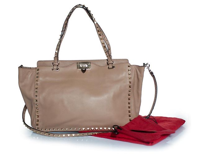 Valentino Garavani, Medium Rockstud Leder Tote - Ansicht 3