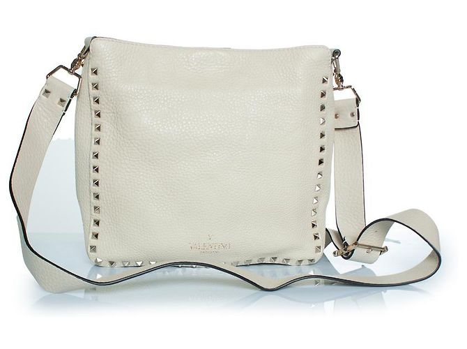 Borsa messenger hobo Rockstud di Valentino Garavani - vista 2